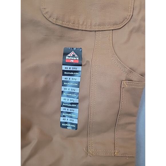 Bulwark FR Pants 40 Brown NWT CAT2 2112 E6522MX Flame Resistant Workwear - Picture 6 of 13